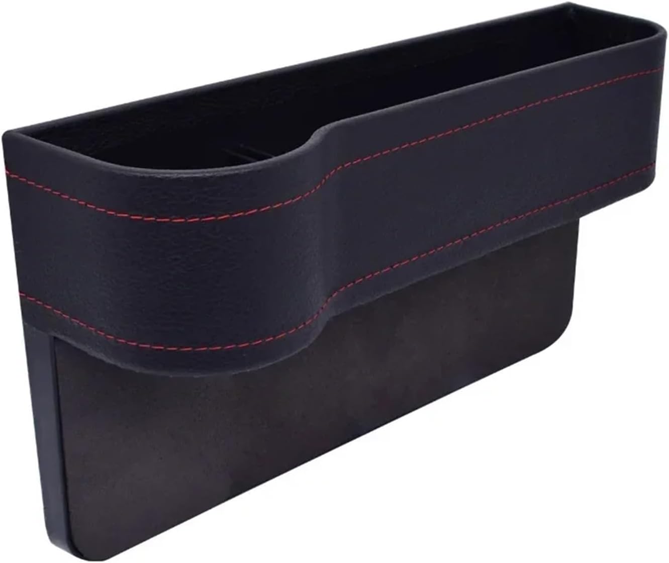 Organizator pentru masina, Zola®, cu suport de pahare, finisat cu piele ecologica, montare intre scaun si panoul central, 27x14x7 cm, negru Organizator pentru masina, Zola®, cu suport de pahare, finisat cu piele ecologica, montare intre scaun si panoul central, 27x14x7 cm, negru